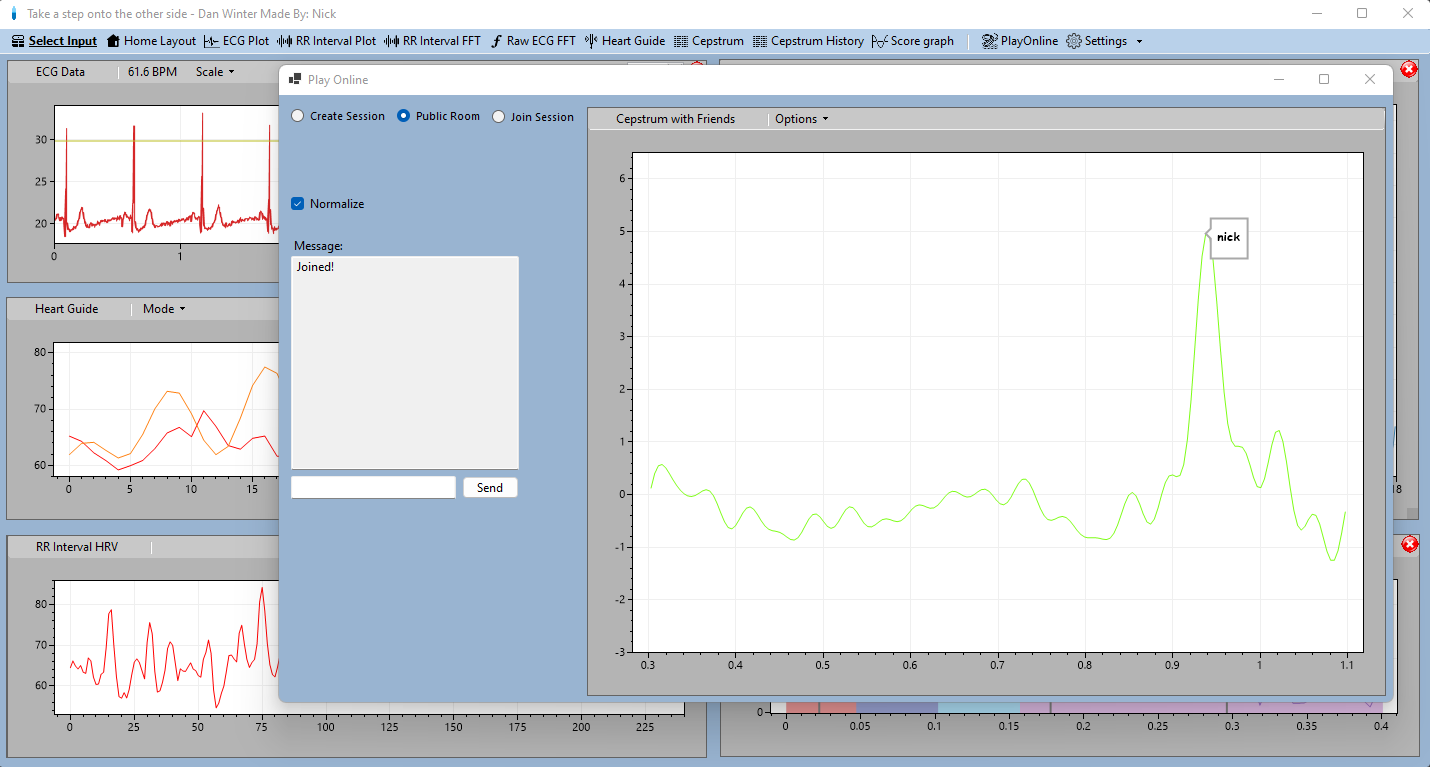 Online feature screenshot